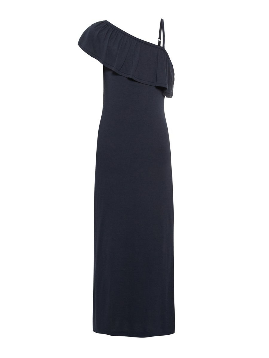 NAME IT kurzarm Jersey Kleid NKFVida dunkelblau Blumen Größe 116 bis 152
